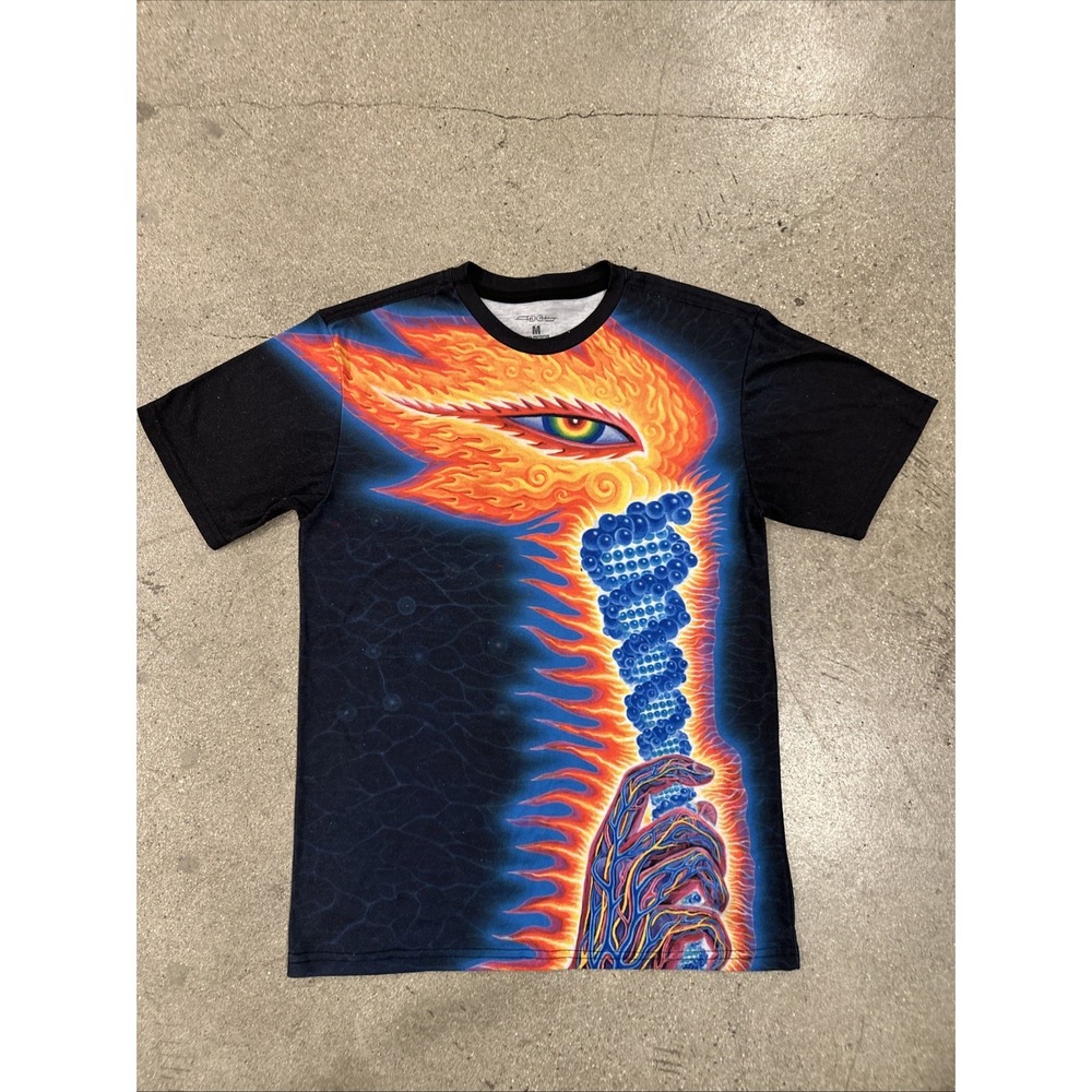 Tool Fear Inoculum Torch Size Medium Black T-Shirt 100% Polyester Short Sleeve